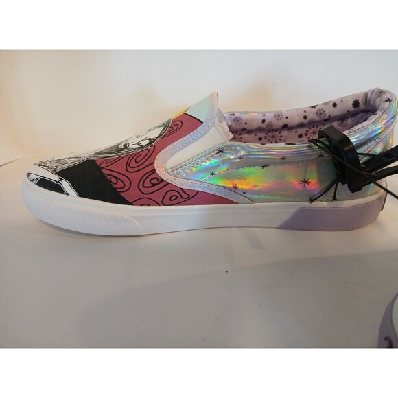 NWT Disney Nightmare Before Christmas Women's 9 Low Top Slip-On Sneaker Shoes - Picture 9 of 16